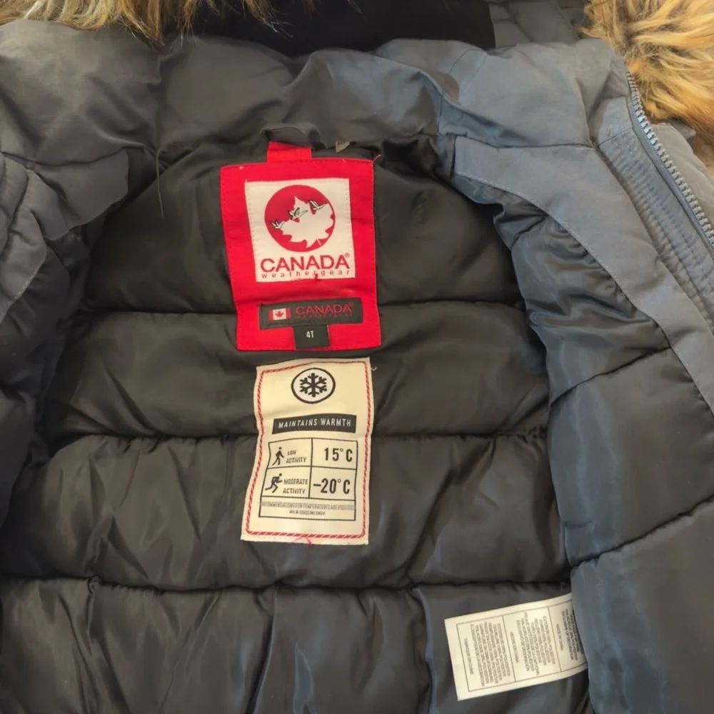 Puffer Coat Canada weather Gear 🍁Jacket with Fur Hood